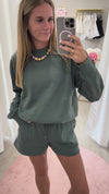 Lennon Cozy Lounge Set - Olive