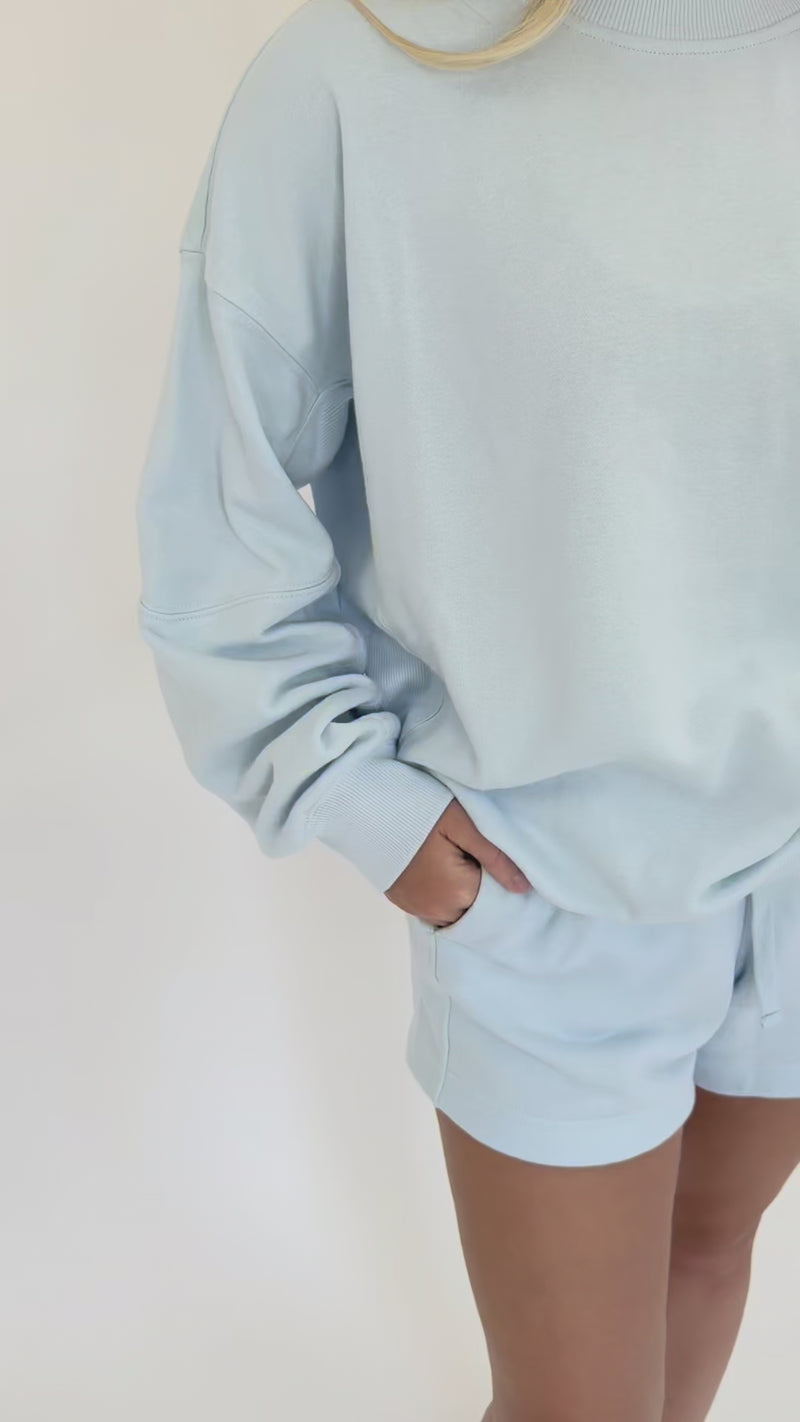 Cozy Sky Light Blue Lounge Set