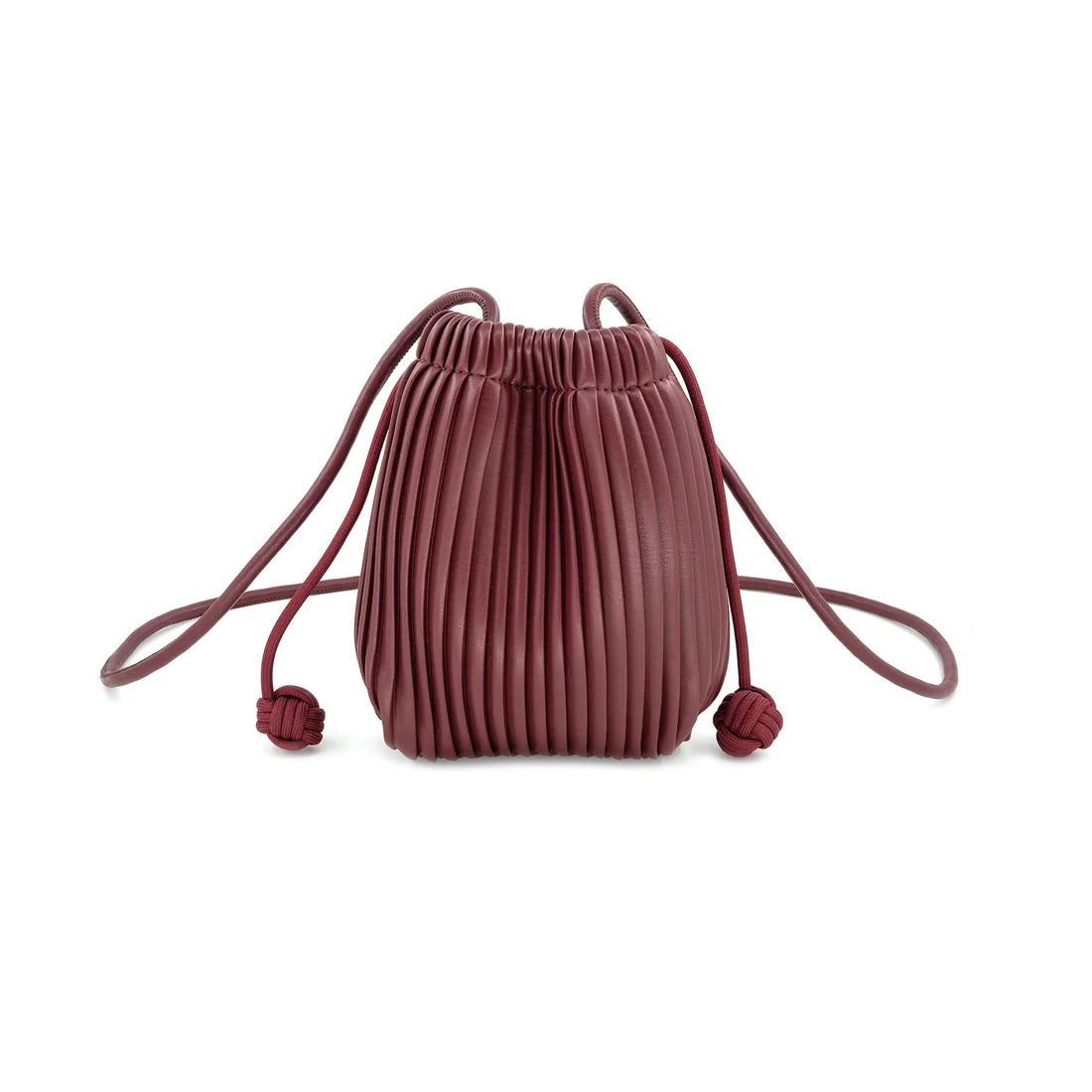 Burgundy PU Accessory Bag