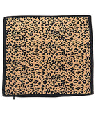 Leopard Satin Square Scarf