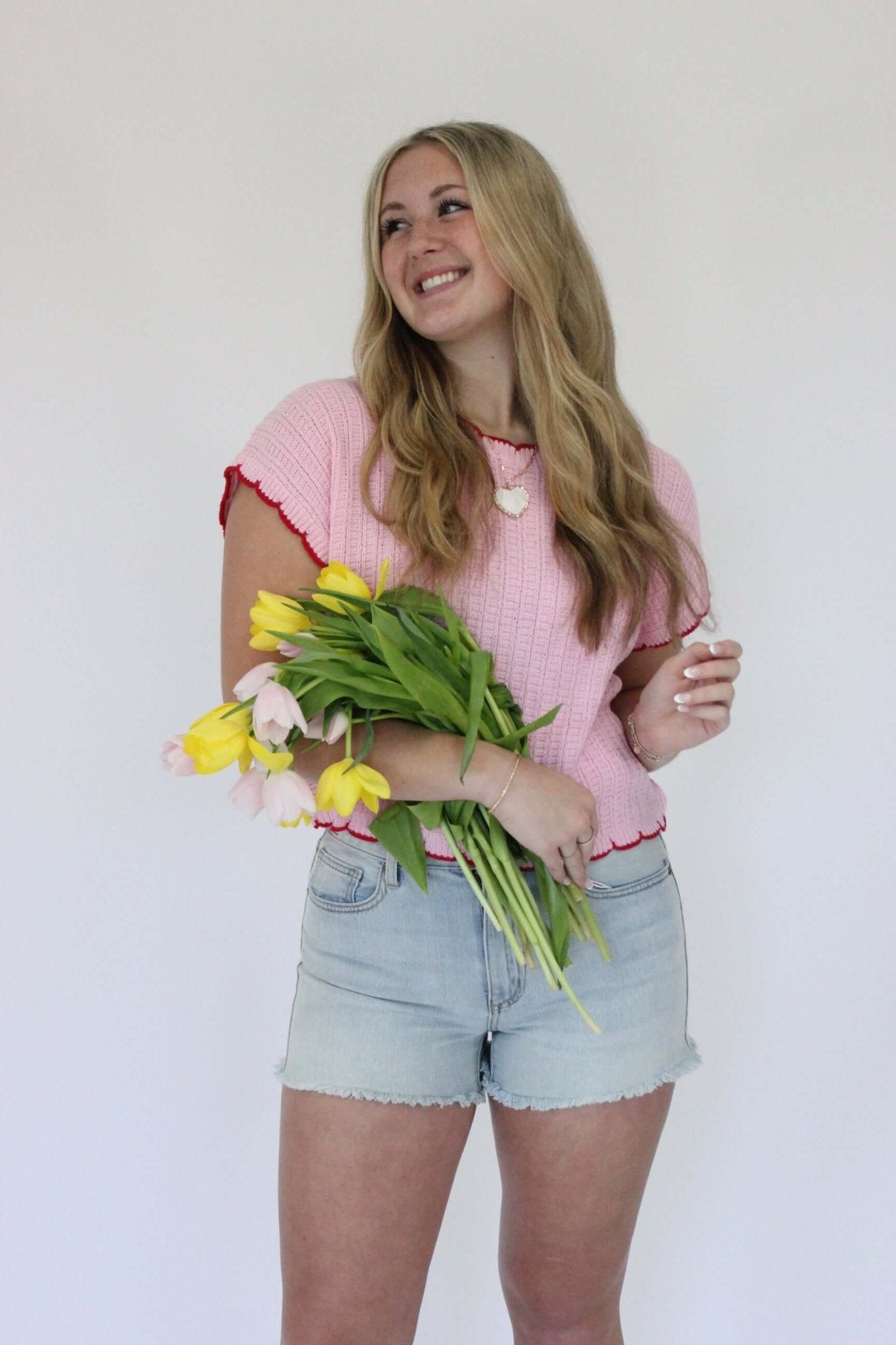 Raw Hem Demin Jean Shorts Light Wash - Anderson Ave boutique