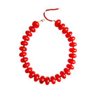 Red Chunky Beaded Statement Necklace - Anderson Ave boutique