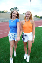 Ribbed Knit Halter Top - Orange - Anderson Ave boutique