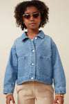 Riley Classic Light Wash Denim Jacket - Anderson Ave boutique