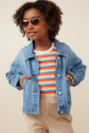 Riley Classic Light Wash Denim Jacket - Anderson Ave boutique