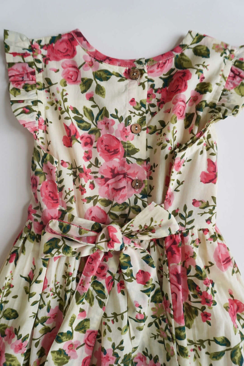 Rosalie Garden Party Dress – Floral Ruffle Tween Girl Dress - Anderson Ave boutique
