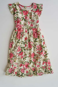 Rosalie Garden Party Dress – Floral Ruffle Tween Girl Dress - Anderson Ave boutique