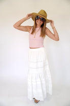 Rosie Blush Ribbed Sleeveless Tank Top – Chic Slim - Fit Essential - Anderson Ave boutique