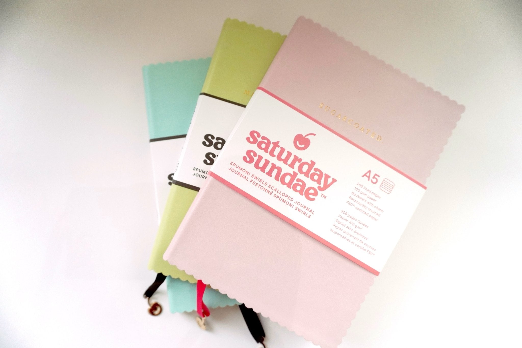 Saturday Sundae Scalloped Journal - Anderson Ave boutique