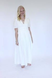 Scallop Breeze Midi Dress - Anderson Ave boutique