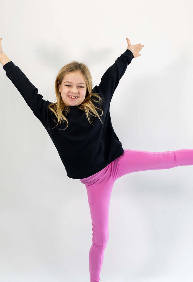 Side Pocket Leggings - Pink - Anderson Ave boutique