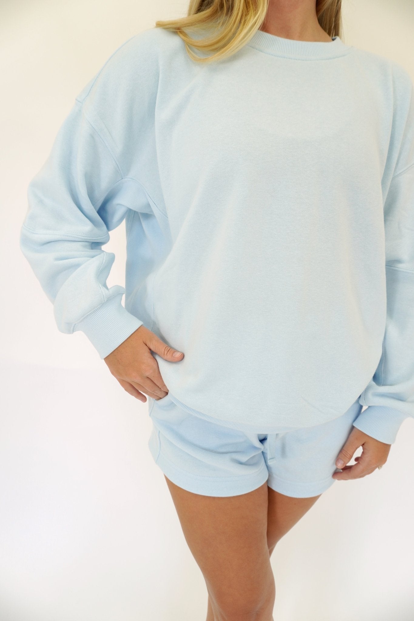 Sky Blue Lounge Set - Anderson Ave boutique