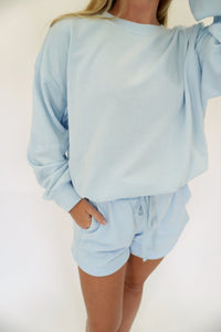 Sky Blue Lounge Set - Anderson Ave boutique