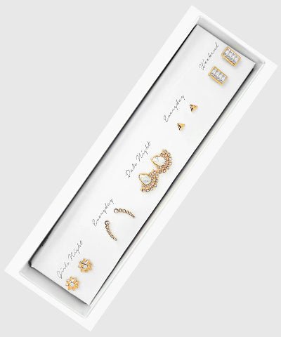 Stone & Filigree Earring Set - Anderson Ave boutique