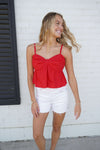 Sunkissed RuffleTop - Anderson Ave boutique