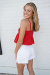 Sunkissed RuffleTop - Anderson Ave boutique