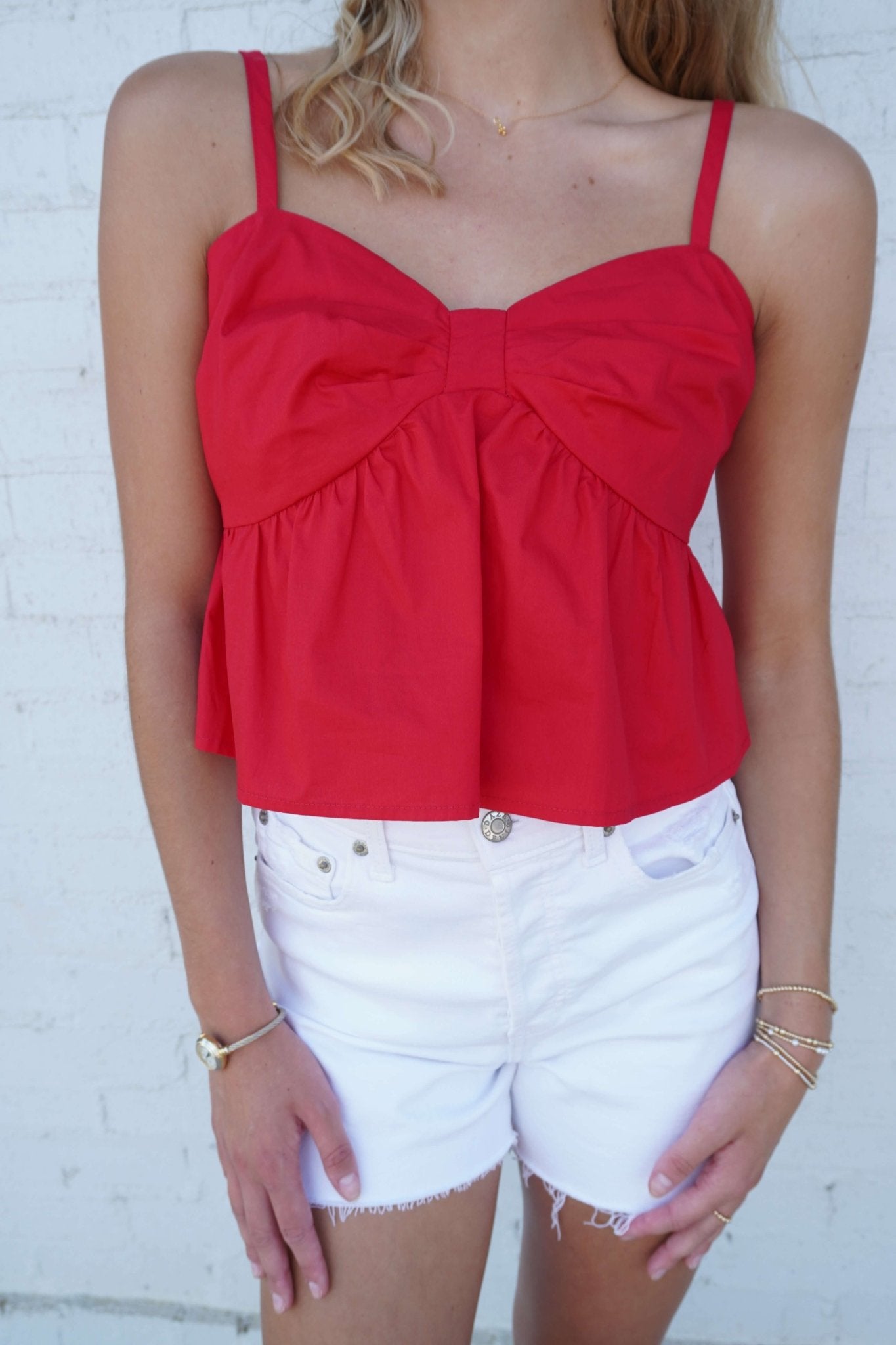 Sunkissed RuffleTop - Anderson Ave boutique