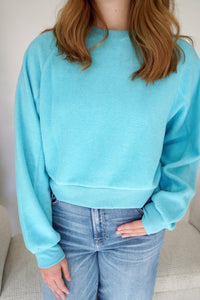 Sutton Sky Blue Cozy Fleece Lounge Set - Anderson Ave boutique