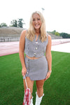 Tailgate Chic Houndstooth Matching Set - Anderson Ave boutique