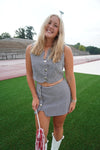 Tailgate Chic Houndstooth Matching Set - Anderson Ave boutique