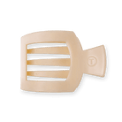 Teleties Almond Beige Medium Flat Square Clip - Anderson Ave boutique
