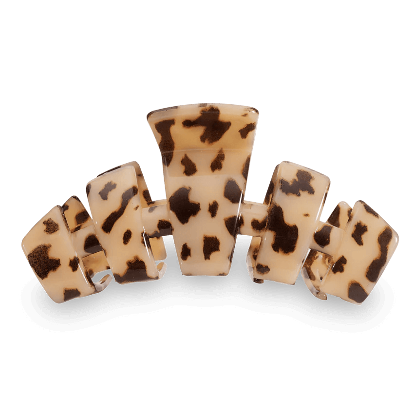 Teleties Open Blonde Tortoise Tiny Hair Clip - Anderson Ave boutique
