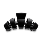 Teleties Open Jet Black Tiny Hair Clip - Anderson Ave boutique