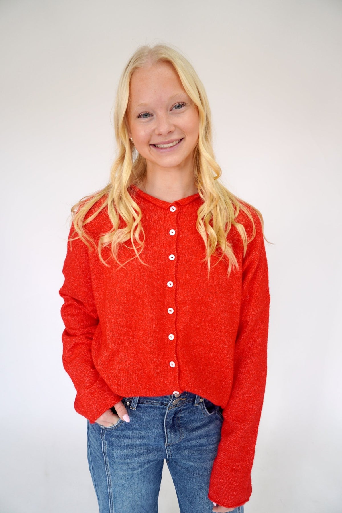 The Ruby Button - Front Cardigan Sweater - Anderson Ave boutique