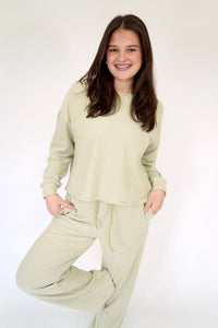 The Sage Striped Cozy Lounge Pants - Anderson Ave boutique