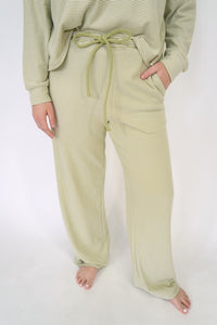 The Sage Striped Cozy Lounge Pants - Anderson Ave boutique