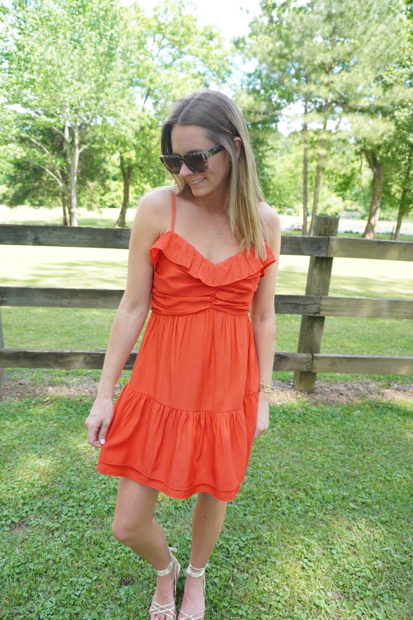 Tiered Ruffle Mini Dress