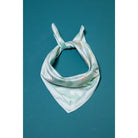 Tropical Leaf Print Silky Bandana Scarf – Elegant Satin - Feel Square Headscarf - Anderson Ave boutique