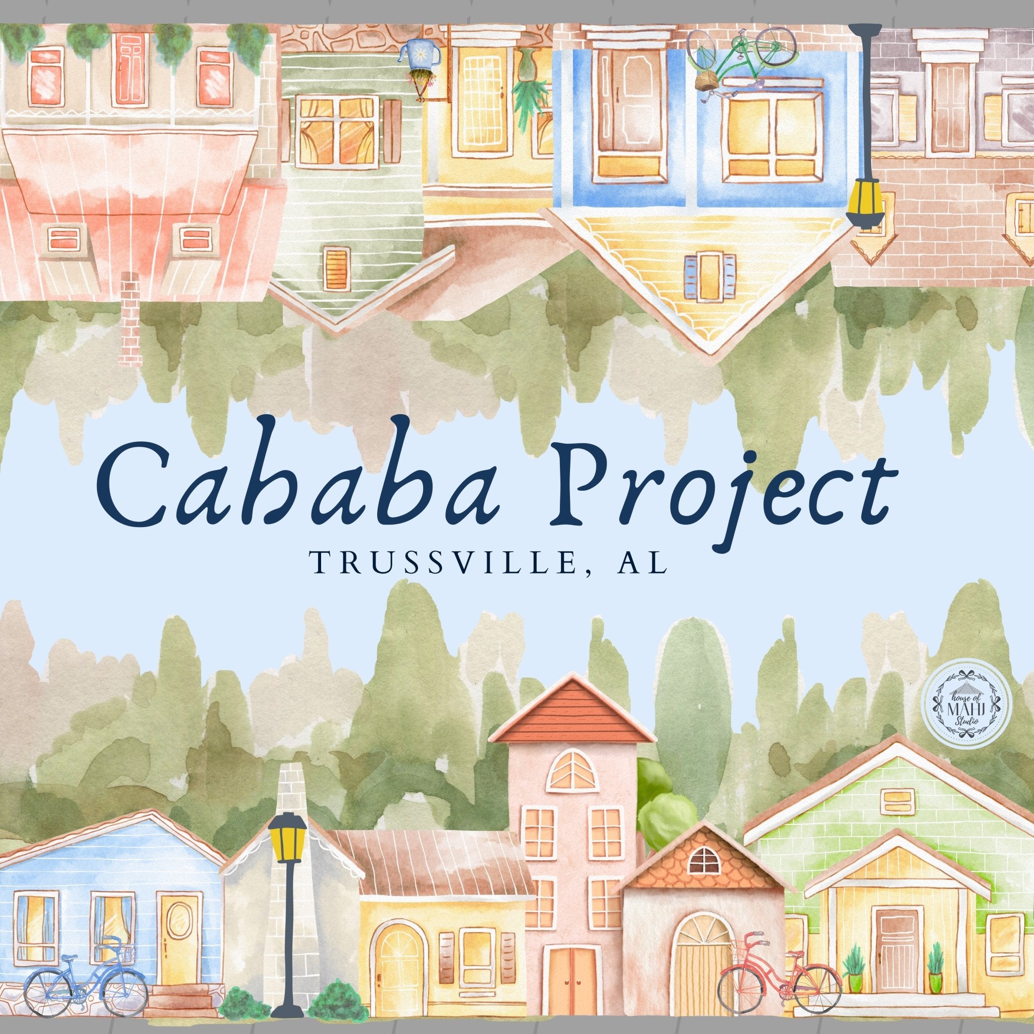 Trussville Cahaba project Mahjong Mat - Anderson Ave boutique