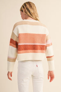 Tween Color block Striped Sweater - Anderson Ave boutique