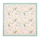 Vintage Floral Bird Silky Satin Bandana – 22" Square Scarf - Anderson Ave boutique