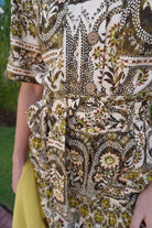 Vintage Paisley Belted Mini Dress - Anderson Ave boutique