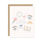 Whimsical Book & Coffee Birthday Card - Anderson Ave boutique