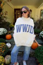 WWJD & AMEN Reversible Mock Neck sweatshirt - Anderson Ave boutique