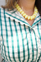 Yellow Chunky Beaded Statement Necklace - Anderson Ave boutique