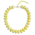 Yellow Chunky Beaded Statement Necklace - Anderson Ave boutique